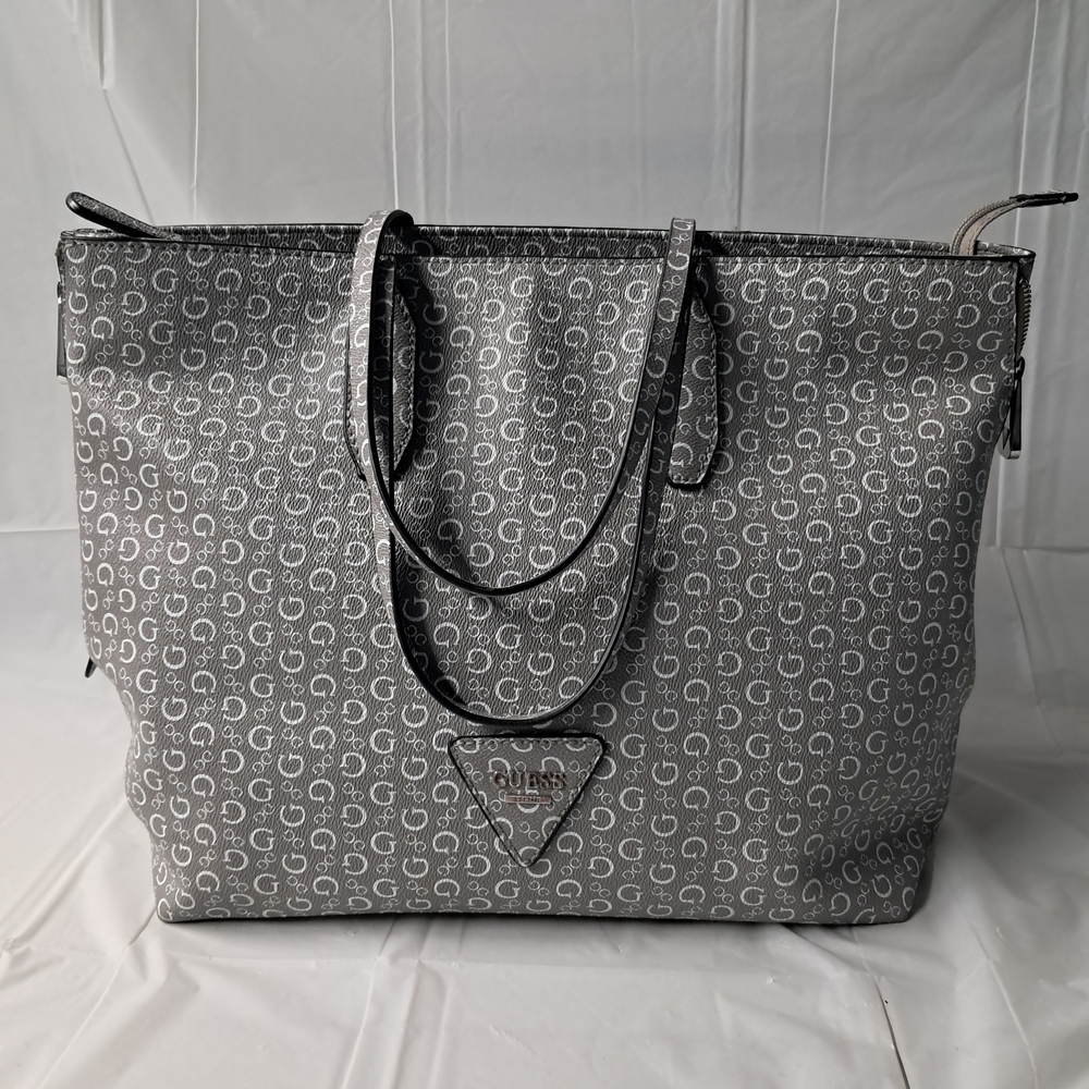Guess Gray Tote Bag